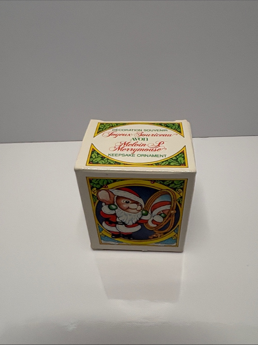 Vintage Avon 1983  Melvin Merry Mouse Figurine
